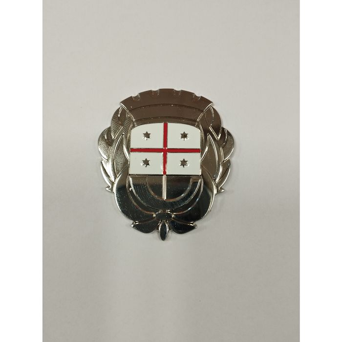 Fregio da Berretto Reg. Liguria in metallo 2 perni