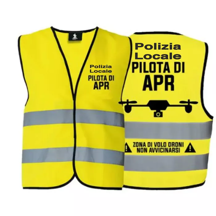 Gilet  alta visibilità Pilota APR Polizia Locale classe II