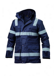 Giaccone Parka Steel,triplo uso, blu